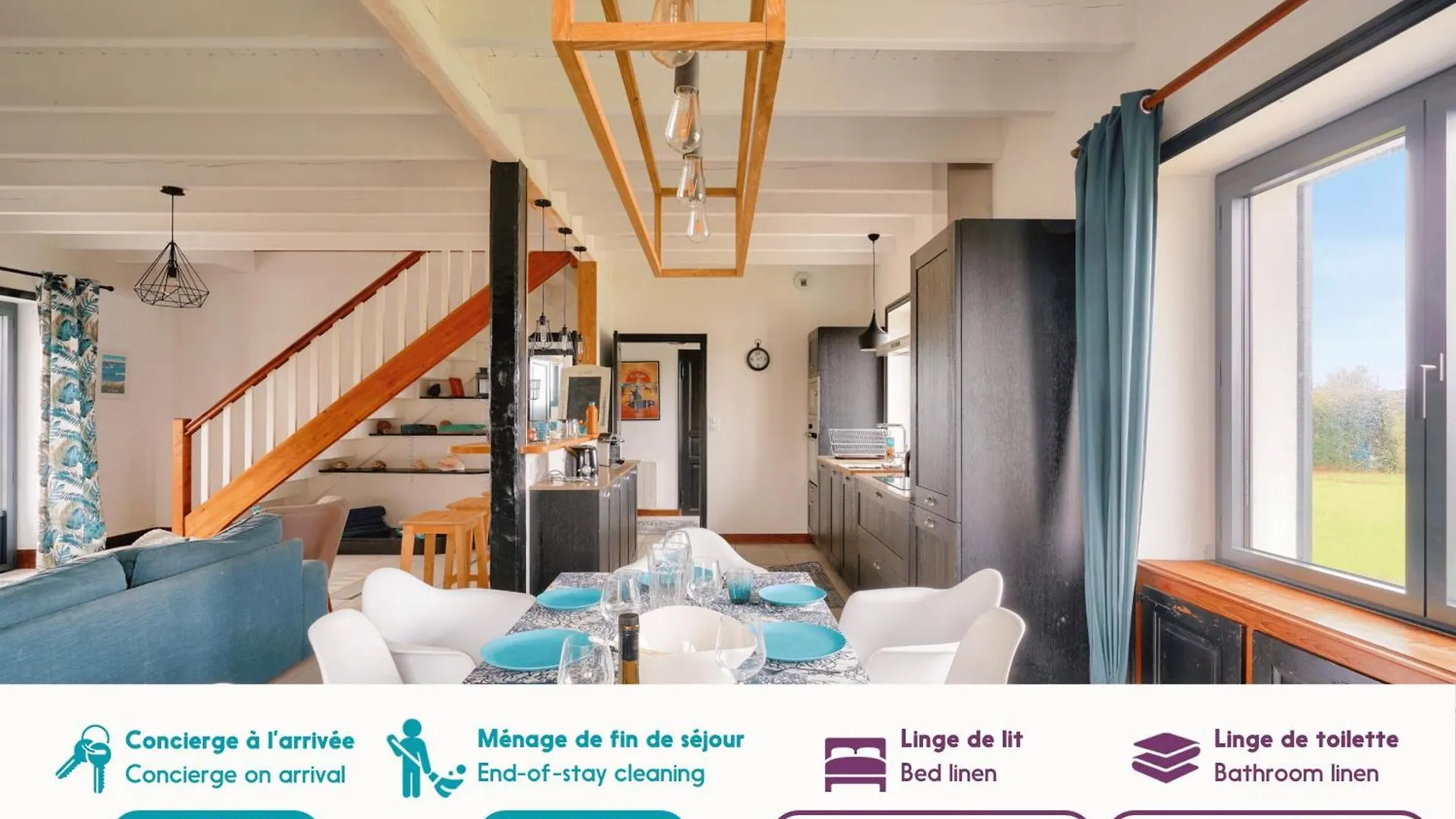 100M De La Plage - Maison Pour 10 Personnes Penmarcʼh